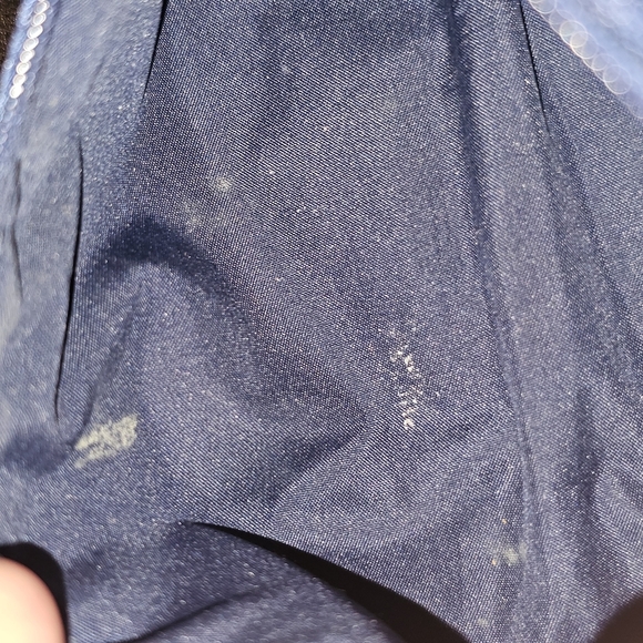 Christian Dior Blue Cylindrical Clutch W/Crossbody Chain/Tassel/Twilly Added - Picture 12 of 16